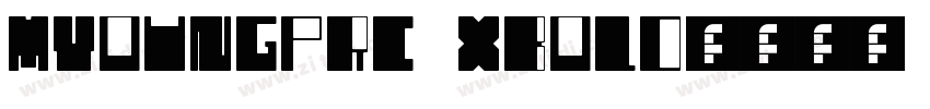 MYoungPRc xbold字体转换